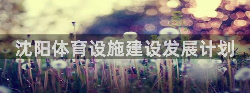 意昂5(KGAME)体育：沈阳体育设施建设发展计划 