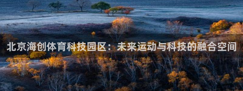 意昂5(KGAME)体育招商：北京海创体育科技园区：未来运动